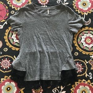 Free People peplum tee